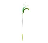 STOBAZA Cat Creative Dogtail Grass Design Cat Teaser Stick Interactive Pet Polyester Fiber Steel Wire Endless Fun Exercise Extended Interaction Kittens