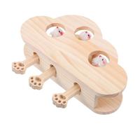 STOBAZA Cat Whack Teaser Box for Cats, Wooden Interactive Play | Stimulates Prey Instincts, Improves Focus and Wellness, Relieves Stress, Compact for Cats