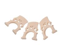 STOBAZA Cello Bridge Wood 3Pcs Maple 4/4 Full Size Replacement Parts Expert Polishing for Beginner and Advanced Cellists