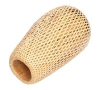 STOBAZA Chinese Zen Style Woven Bamboo Lampshade for Ceiling Pendant Light Eye-Protection Lamp Cover for Home Hotel Restaurant Creates Warm Natural Atmosphere