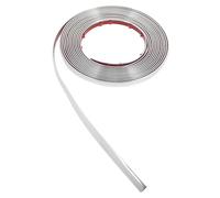 STOBAZA Chrome Trim Strip for Car Window Wide Silver Self Adhesive Collision Protective Molding Scratch Resistant Decorative Strip Fit for Car Truck Rv