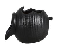STOBAZA Circulating Water Ceramic Pot with Smooth Flow for Indoor Outdoor Garden Fountain and Fish Tank Natural Landscaping with Plant Friendly Opening Decor Water Feature Jug