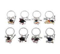STOBAZA Class Of 2026 Keychain Set, 8pcs Student Memory Keepsake Accessories, Back To School Souvenir, School Event Decoration, Graduation Celebration Keyring, Academic Milestone Reminder