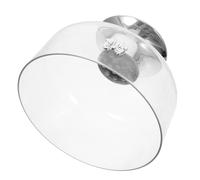 STOBAZA Clear Acrylic Footed Trifle Bowl Decorative Round Dessert Display Stand with Stable Pedestal Base for Home Kitchen Party Serving Cakes Fruit Snacks