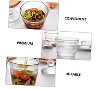 STOBAZA Clear Glass Pickle Jar with Lidded Sealing Capacity Pickled Storage Bowl for Home Use Transparent Container for Nuts and Vegetables Moisture and Dust Resistant