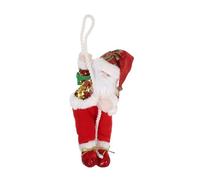 STOBAZA Climbing Santa Claus Ornament Hanging Figure Festive Rope Decoration for Christmas Tree Fireplace Staircase Indoor Holiday Home Decor Interactive Family Fun gift for for for for for for