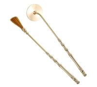STOBAZA Copper Incense Tool Set with Removable Press and Ash Brush Ergonomic Non-slip Handle for Home Office Yoga Meditation Household Incense Accessory Kit