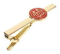 STOBAZA Copper Tie Clips for Groom and Best Man with Chinese-style Joy Symbol Design, Golden Colour, Sturdy Copper Material, for Wedding and Special Occasions Accessory