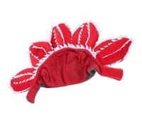 STOBAZA Corpse Flower Shaped Plush Pet Hat for Cats and Small Dogs, Safe and Warm with Hook and Loop Fastener, for Special Occasions and Christmas Party Dress