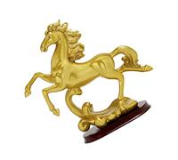 STOBAZA Creative Resin Horse Ornament Decorative Sculpture for Home and Office Vintage Style Desktop Horse Adornment with Fine Workmanship Symbol of Success and Luck