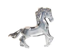 STOBAZA Crystal Horse Figurine: Realistic Animal Art Sculpture - Horse Collectible Decor - Elegant Tabletop Ornament for Home Office Desktop