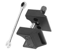 STOBAZA Double Ended Suspension Strut Splitter Steel Tool with Wrench Car Suspension Spreader for Hub Steering and Strut Repair Durable Expander Kit