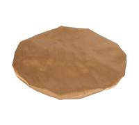 STOBAZA Double-layer Satin Shower Cap for Women with High Elasticity, Imitated Silk Fabric, Golden Colour, Prevents Hair from Getting Wet, Suitable for Cooking and Cleaning The Face