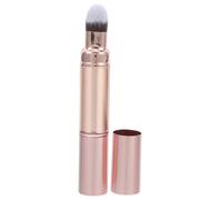 STOBAZA Dual Ended Makeup Brush Rose Gold Retractable Portable Blush and Foundation Applicator for Precise Concealing and Blending Go Touch-ups