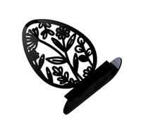 STOBAZA Easter Acrylic Table Sign Flower Pattern Decorative Egg Ornament for Party and Garden Decor Realistic Lifelike Design with Stable Structure Easy to Store and Move