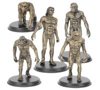 STOBAZA Educational Human Evolution Man Models Plastic Primitive Figures for Learning Teaching Tools and Collectible Scene Props for Boys