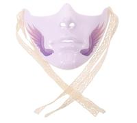 STOBAZA Elegant Mechanical Half Face Mask Punk Style Lightweight Adjustable Lower Half Mask for Halloween Masquerade Party Breathable Plastic Facemask for Men Women Cosplay Costume
