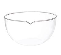 STOBAZA Evaporating Dish Glass Laboratory Tool with Spout 90Mm Flat Bottom for Liquid Concentration and Solid Drying