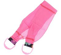 STOBAZA Exfoliating Back Scrubber Extra Coarse 500D Fiber, Long Shower Bath Towel for Deep Cleansing and Dead Skin Removal, Pink Body Scrub Cloth Suitable for Daily Bathing and Spa Use