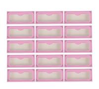 STOBAZA Eyelash Creative to Provide Enough Space Packaging Boxes 30pcs Paper Pink with Lash Tray and Keep False Eyelashes in Place Lash Holder for Makeup Storage