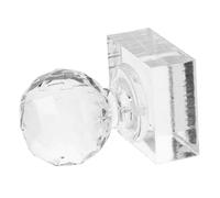 STOBAZA Eyeshadow Pressing Tool Round Compact Cosmetic Stamper for DIY Blush and Highlighter, Single Grid Crystal Mold Suitable for Eyeshadow Pan Refills and Makeup Repair in Portable