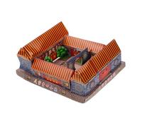 STOBAZA Festival Ancestor Paper House Figurine Set for Ancestral Worship, Creative Sacrificial Crafts Decoration for Tomb-sweeping Day and Memorial Rituals