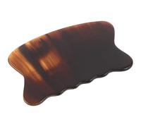 STOBAZA Fish Shaped Ox Horn Gua Sha Facial Tool for Skin Care and Muscle Massage, Lightweight and Portable Scraping Board for Face, Neck, Back, and Spa Use