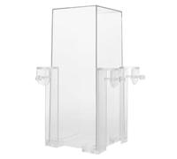STOBAZA Fish Tank Minimalist Sleek Style for Aquatic Pets Acrylic Suspended Space Saving Design with Negative Pressure Mounting and Betta Fish for Window Sills and Desktop Use