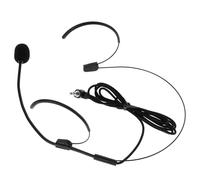 STOBAZA Flexible Head-mounted Microphone Headset for Teachers and Speakers Comfortable Wired Mic for Stage Performance and Public Speaking Black Professional Voice Amplifier Mic