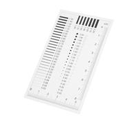 STOBAZA Gauge Film Ruler for High-precision Crack Measurement Line Estimation Tool Spot Inspection Function for Accurate Flaw Detection Film