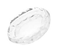 STOBAZA Glacier Transparent Art Coaster Heat Resistant Cup Mat for Home Bar Restaurant Thermal Insulation Drink Pad Protecting Furniture and Desktop Decor