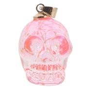 STOBAZA Glass Skull Charm and Lightweight Design with Smooth Surface for Jewelry Making Beautiful Delicate Glass Skull Pendant Suitable for Beading and Sewing Crafts