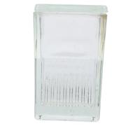 STOBAZA Glass Staining Jar Capacity High Stability Laboratory Staining Tank with Thick Glass Walls for Chemical Experiments and Microscope Slide Preparation