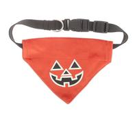 STOBAZA Glow the Dark Halloween Pet Bandana for Dogs and Kittens, Stylish Triangular Design Orange Lint Material, Comfortable and Decorative Holiday Accessory for Christmas
