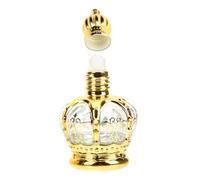 STOBAZA Gold Refillable Glass Roller Ball Perfume Bottle for Essential Oils Portable Lightweight Travel Container Protecting From Bright Light Reusable Liquid Makeup and Fragrance Storage