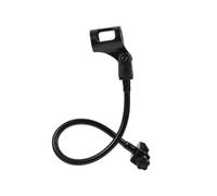 STOBAZA Gooseneck Microphone Arm Flexible Hose Stand for Live Broadcast and Television Black, Universal Foldable Iron Rack with Paint Spraying