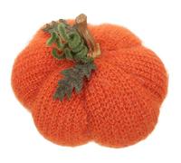 STOBAZA Hand Knitted Pumpkin Ornament Realistic Fall Decor for Thanksgiving Harvest Table Centerpiece Cozy Autumn Decoration Gift for Home and Party