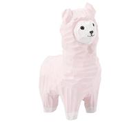 STOBAZA Handcrafted Wooden Alpaca Statue Creative Cartoon Decor for Home Office Garden Unique Alpaca Figurine Nature-Inspired Craft Idea
