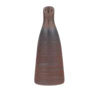 STOBAZA Handmade Crude Pottery Flower Vase Japanese Style Creative Mini Flower Holder for Home Decor Smooth Surface Ikebana Arrangement