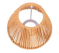 STOBAZA Handwoven Paper Rope Lampshade Tapered Design Iron Frame for Table Floor Pendant Lights for Cafe Hotel Ambiance Enhances Even Lighting and Artistic Decor