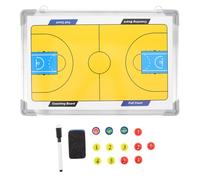 STOBAZA Hanging Aluminum Basketball Coaching Board with Fine Sand Whiteboard Surface for Training Game Planning and Instruction Stable Display for Coaches and Players