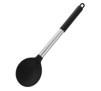 STOBAZA Heat Resistant Silicone Kitchen Utensil with Ergonomic Handle Non Stick Cooking Spoon for Salad and Stirring Kitchenware for Easy Cleaning and Everyday Use