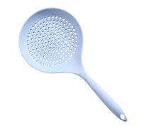 STOBAZA Heat Resistant Silicone Slotted Spoon for Cooking and Serving Integrated One Kitchen Skimmer Strainer Ladle Non Scratch Food Grade Silicone for Draining Noodles Dumplings and