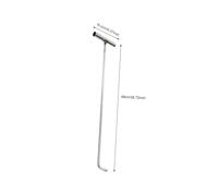 STOBAZA Heavy Duty Stainless Steel T-Shape Manhole Cover Lift Hook Corrosion-Resistant Pull Tool for Sewer Maintenance Roll Up Door Opening
