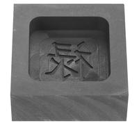 STOBAZA High Purity Triangle Graphite Mold for Casting Melting Alloys with Smooth Surface and Quick Heat Cooling Practical Refining Tool for Scrap and Ingot Making