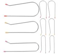 STOBAZA Hot Curler Securing Pin Clips for Hair Rollers 24Pcs Stainless Steel Resin Roller Clips for Gentle Curling Not Easy to Deform Travel Hair Styling