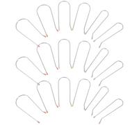 STOBAZA Hot Roller Clips Replacement Hot Roller Securing Clamp 24Pcs 7.5Cm Stainless Steel Resin Hair Styling Accessories