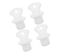 STOBAZA Hot Water Bag Plugs Replacement Thermal Stopper 4pcs Plastic Sealing Topper Leakproof Hot Water Bottle Lids Elegant and Simple Design and Easy to Clean Versatile Compatibility