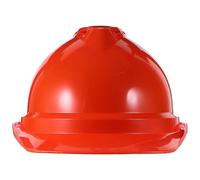 STOBAZA Impact-Resistant ABS Full Brim Hard Hat with V-Shaped Double Ventilation, Thickened Construction Worker Helmet for, Orange Protective Headgear for Industrial and