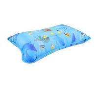 STOBAZA Inflatable Camping Pillow Water Fillable Cooling Outdoor Sleeping Pillow for Adults and Summer Pool Party Prop Blue Fish Pattern